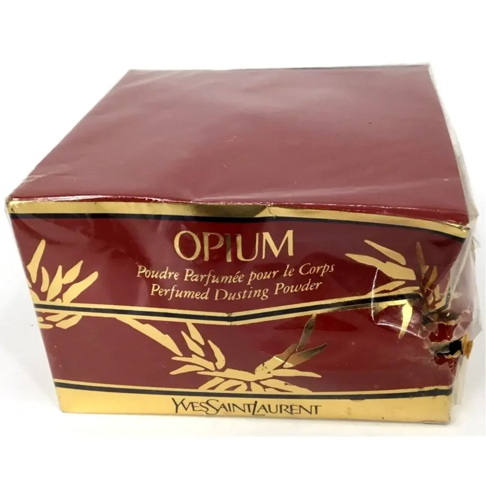 Vintage YSL Opium Perfumed Dusting Powder 5.2oz Unopened
